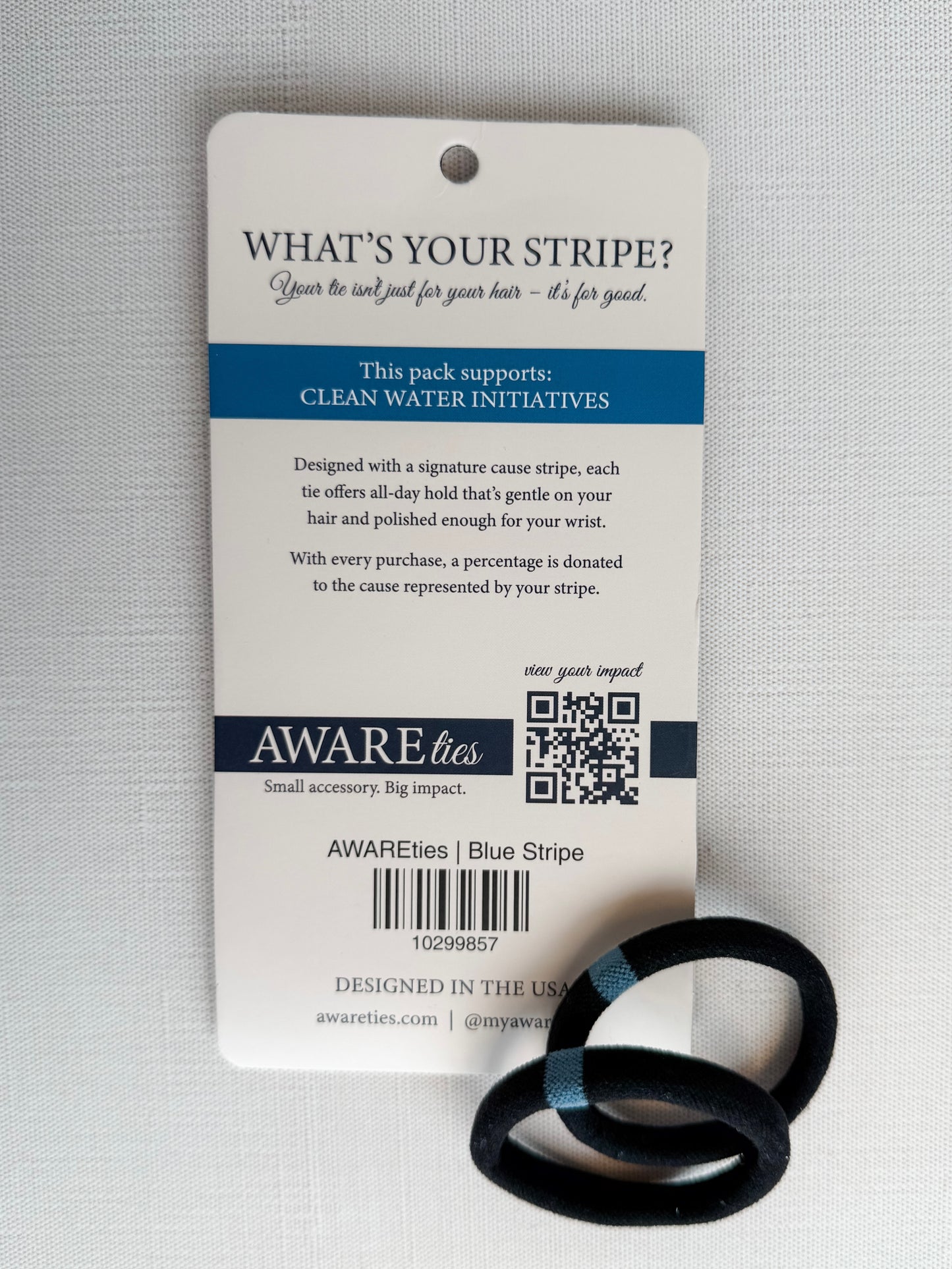 *Pre-Order* AWAREties | Blue Stripe – Clean Water Initiatives Pack