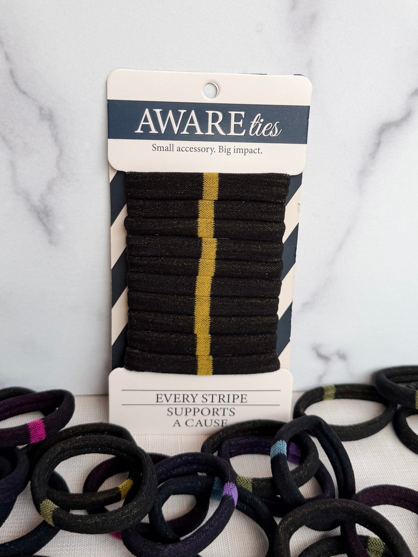*Pre-Order* AWAREties | Yellow Stripe – Mental Health Awareness Pack