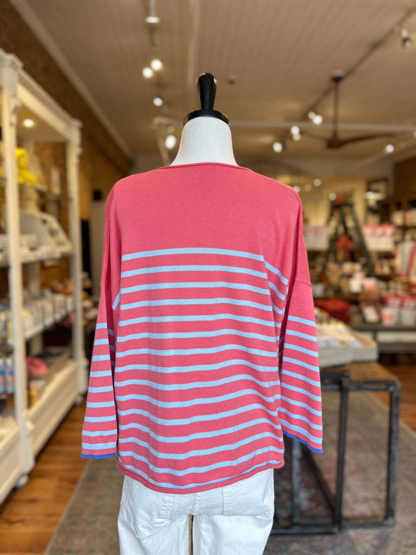 Nautical Sweater in Melon