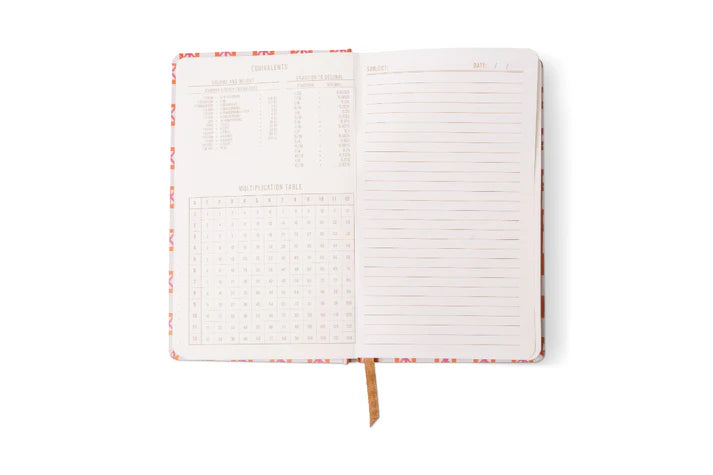Tulip Journal in Orange Check