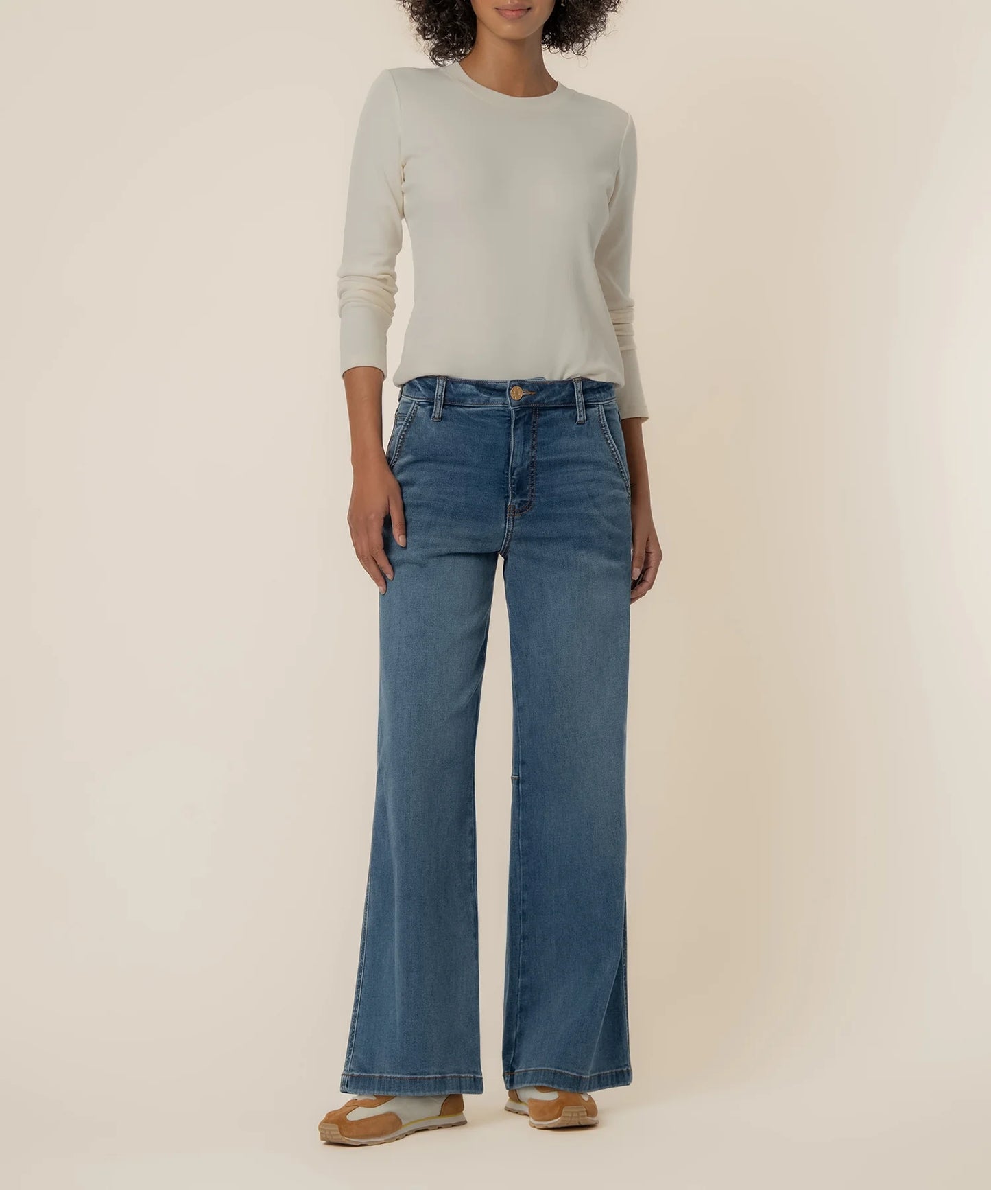Meg High Rise Wide Leg in Acutely