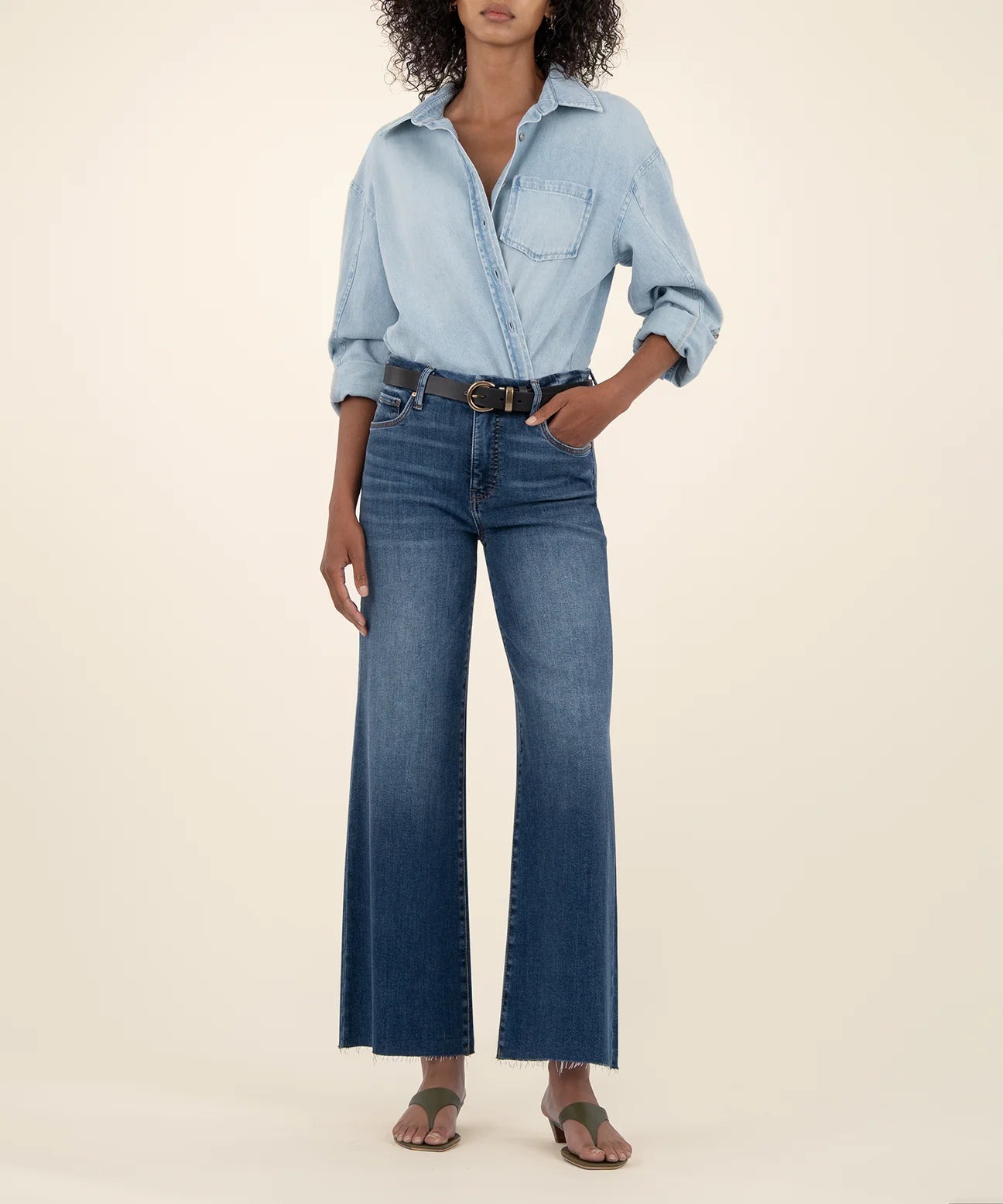 Meg Wide Leg Jeans in Inexaustable