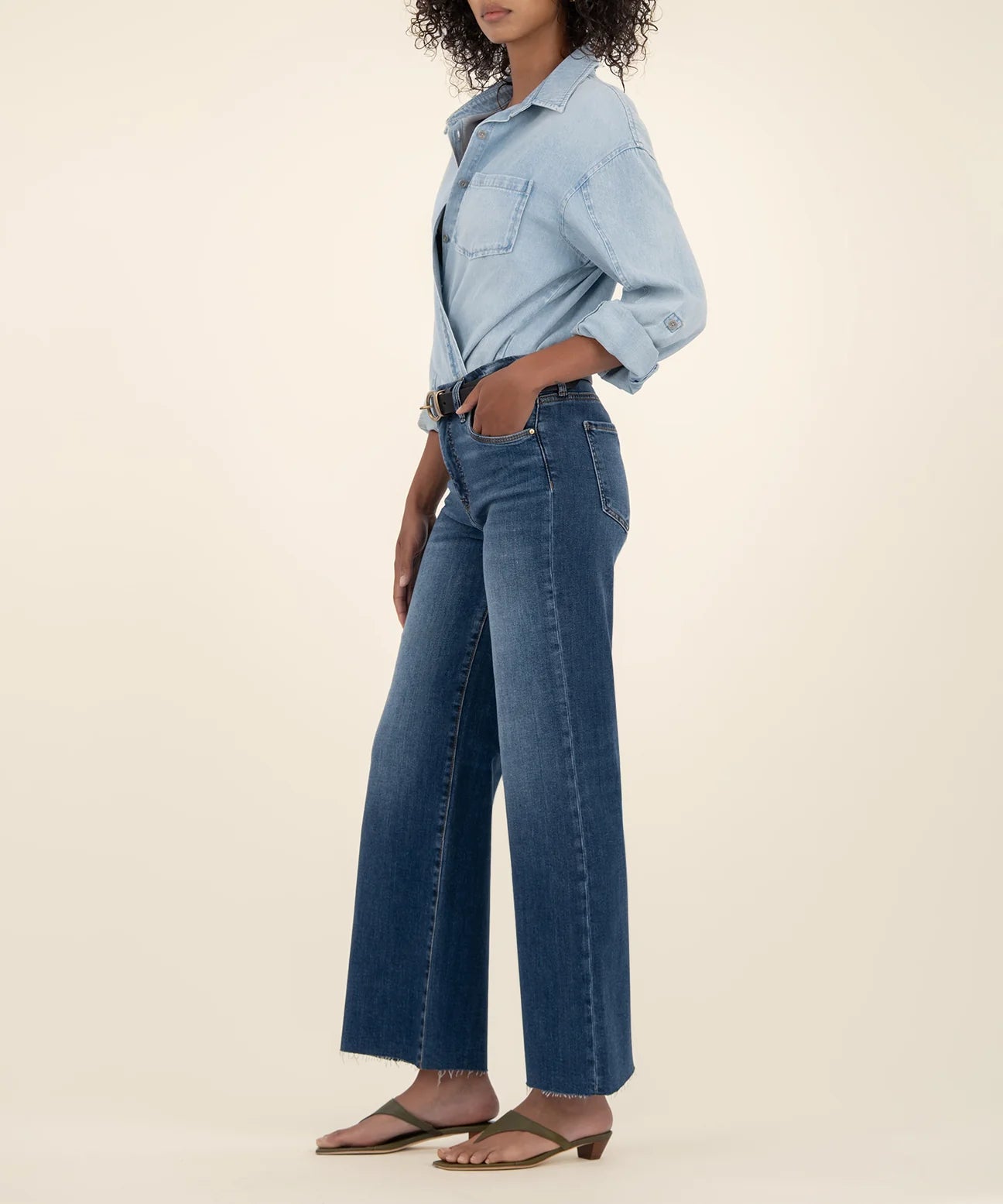 Meg Wide Leg Jeans in Inexaustable