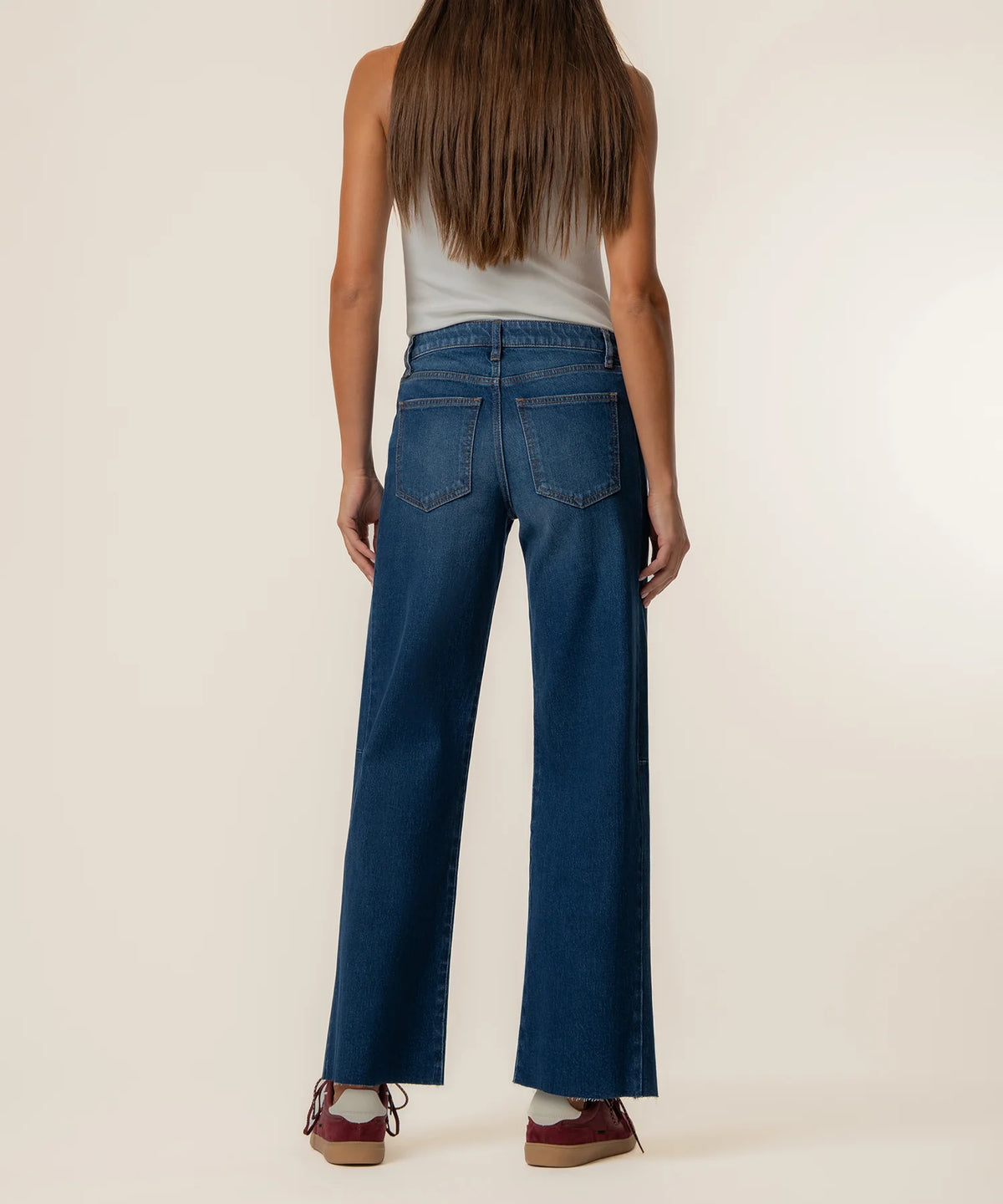 Meg Wide Leg Jeans in Curator