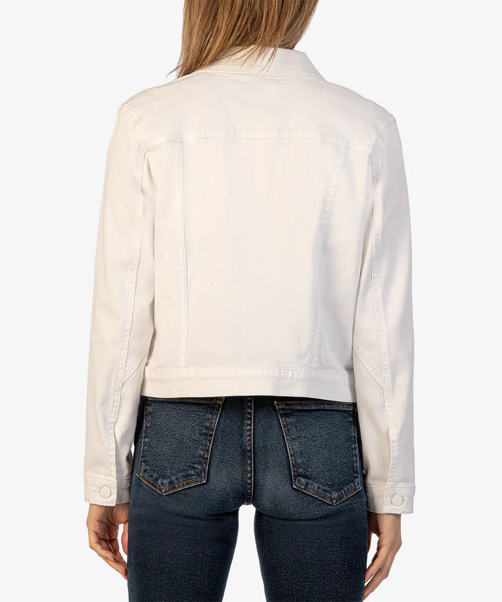 Ada Crop Jacket (Optic White)