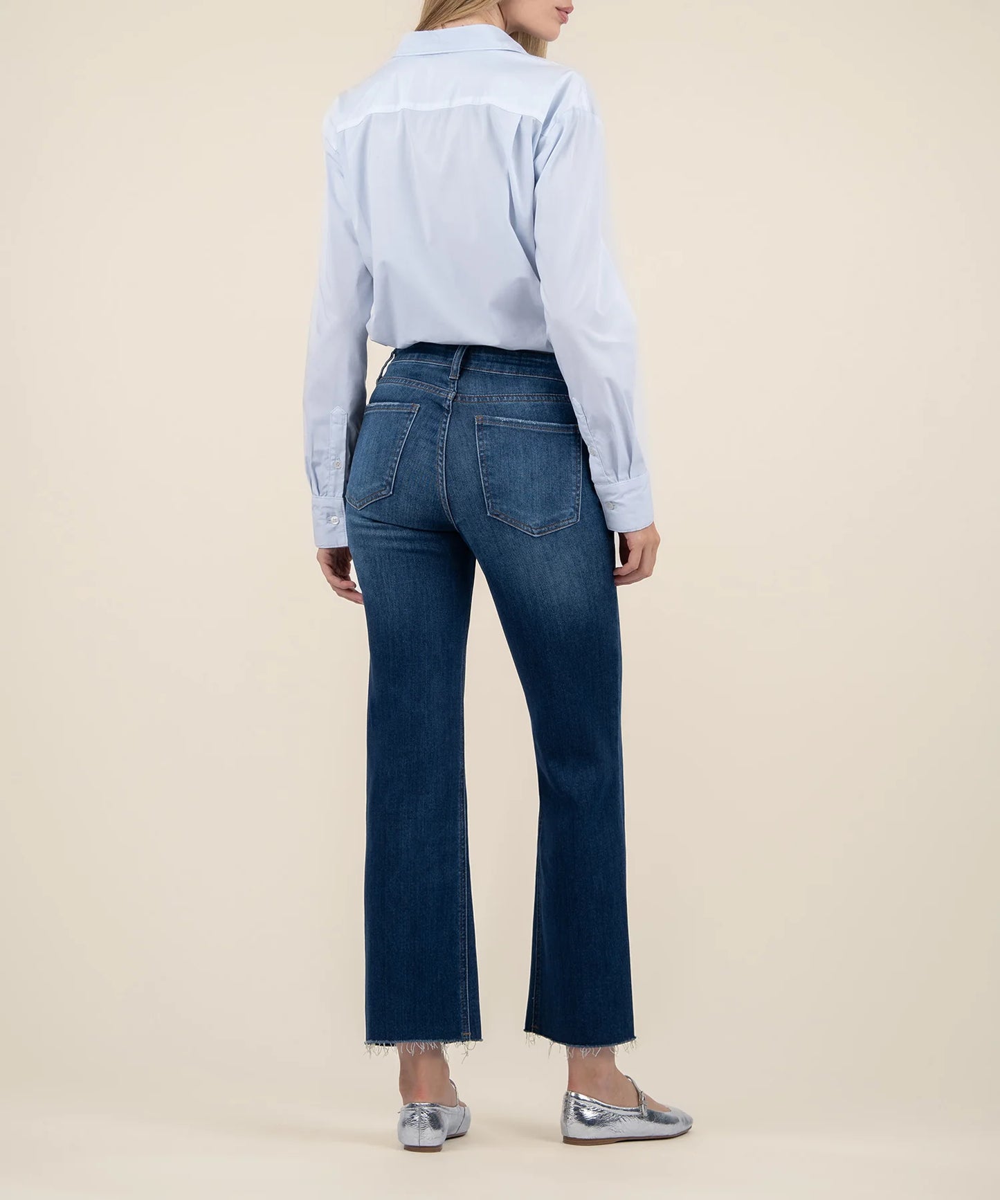 Kelsey High Rise Fab Ab Ankle Flare (Royal)