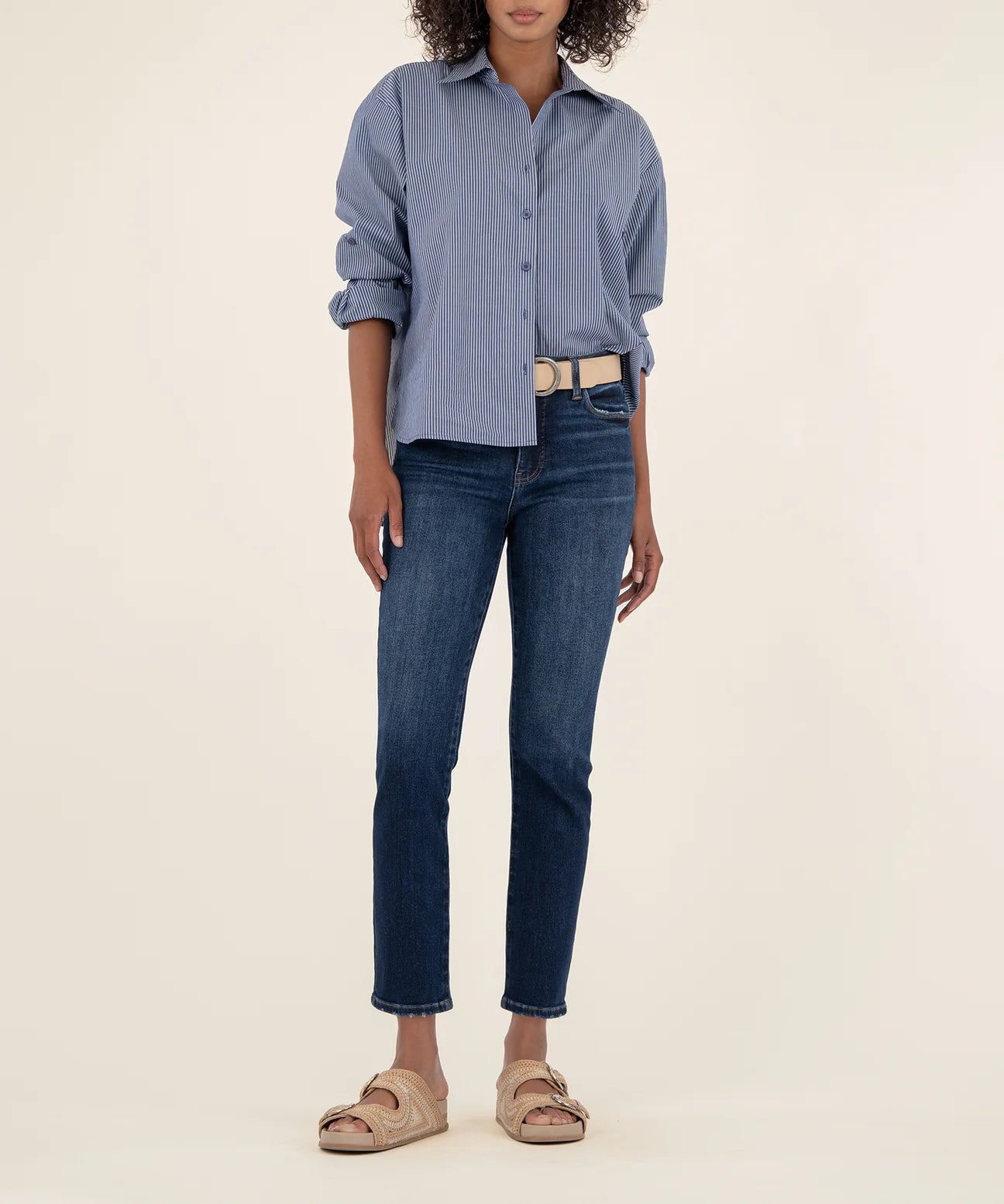 Reese High Rise Fab Ab Ankle Straight Reg Hem (Enchantment)