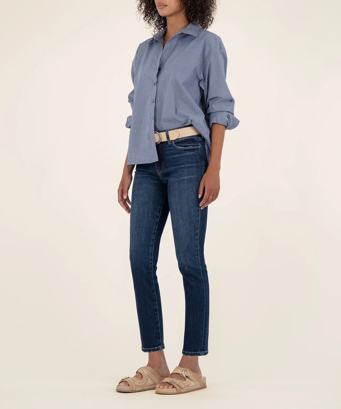 Reese High Rise Fab Ab Ankle Straight Reg Hem (Enchantment)
