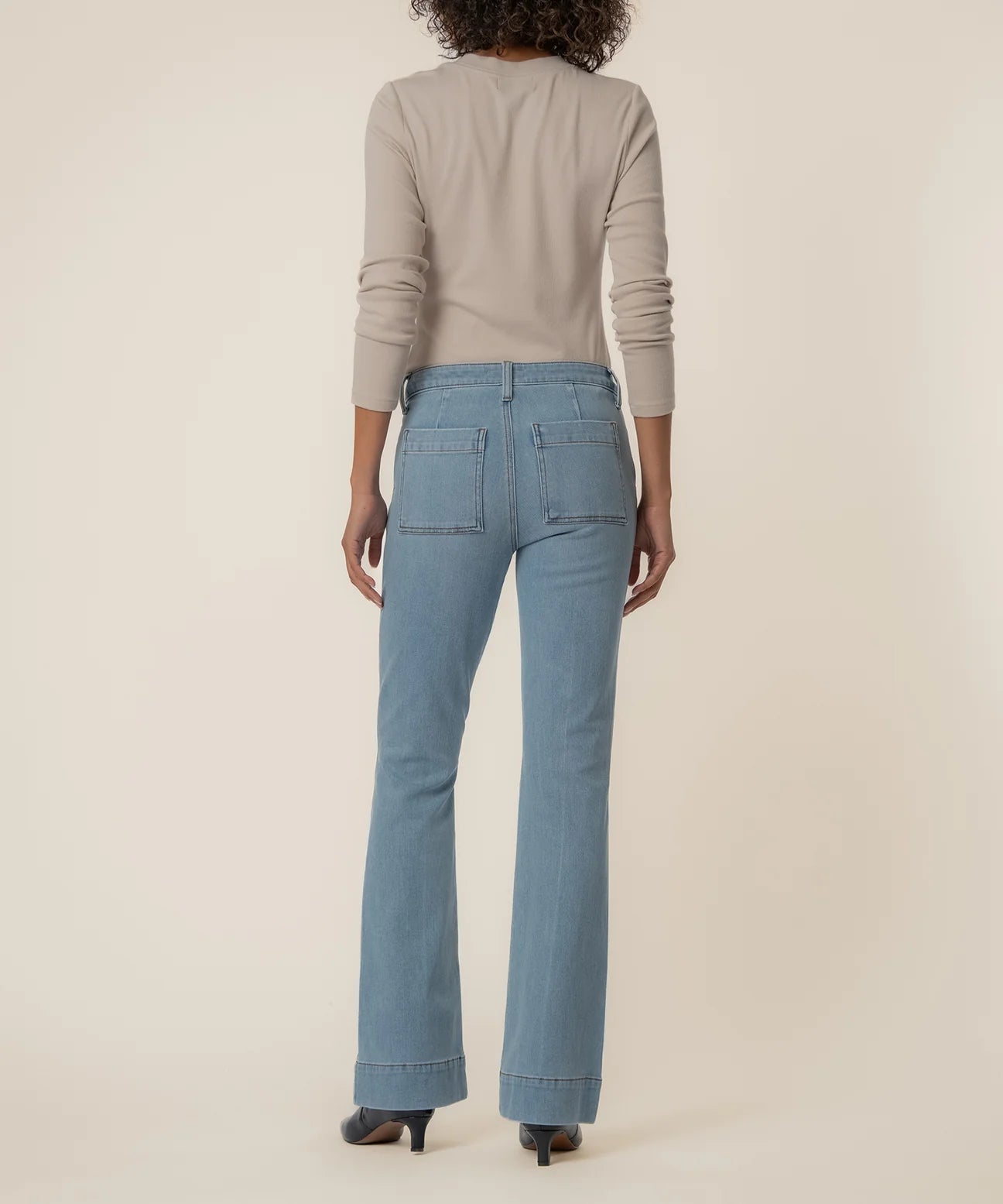 Ana High Rise Flare Jean in Considered