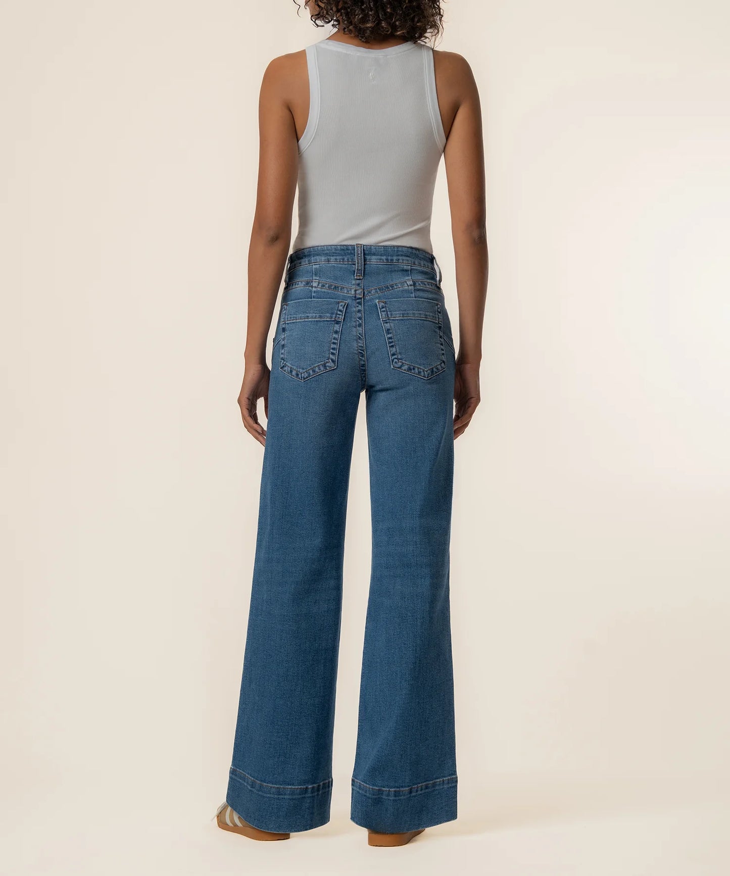 Maya Wide Leg Jeans in Journey
