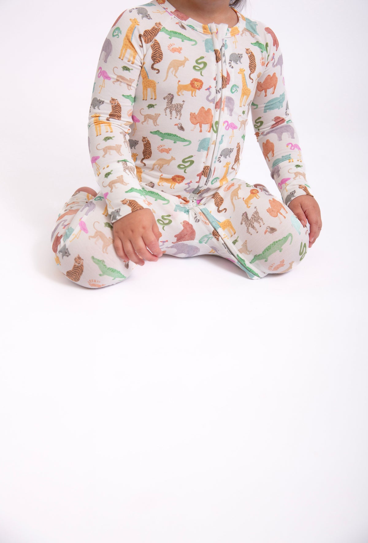 Zip Pajamas in Zoo Crew