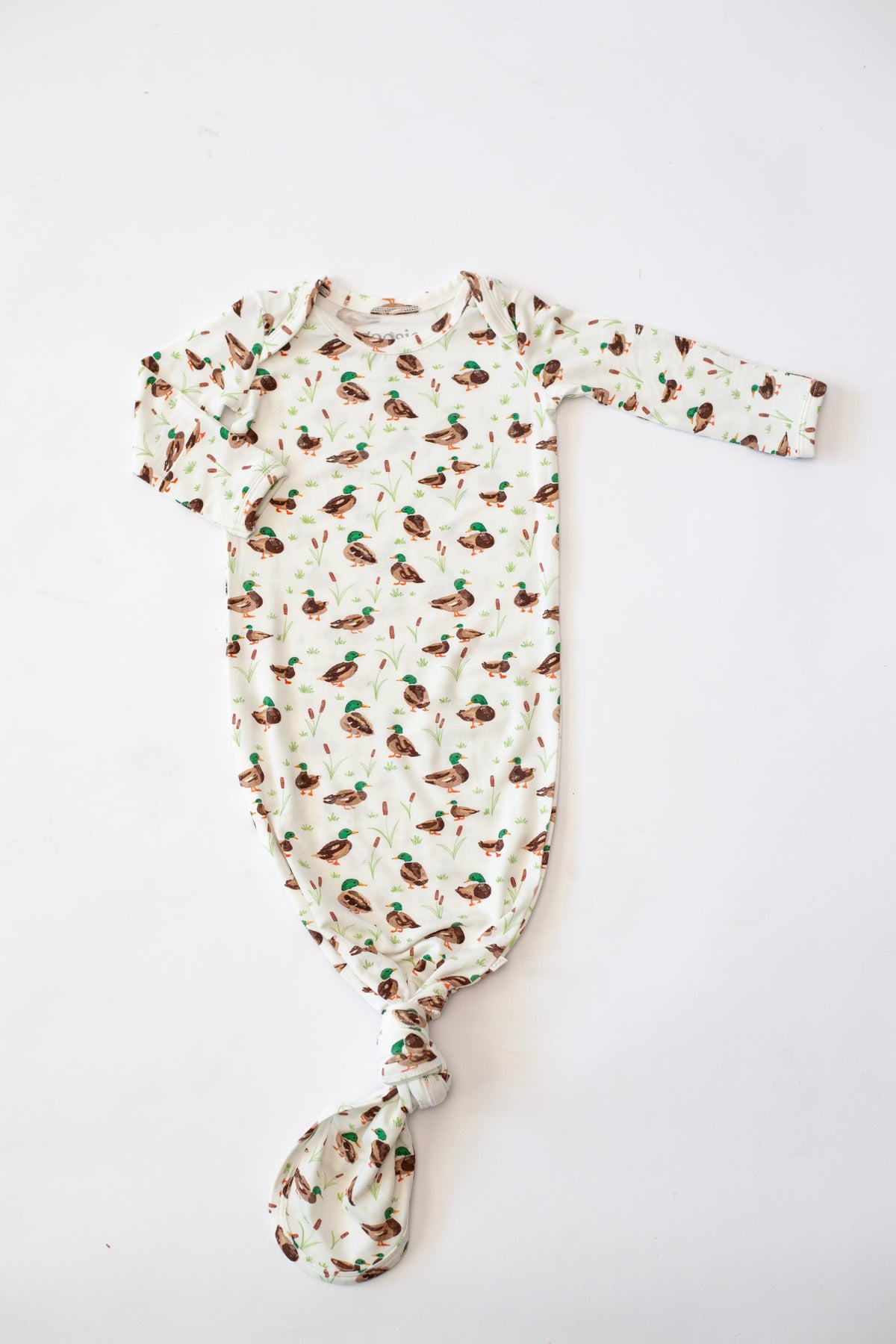 Knotted Gown in Mallard Drake