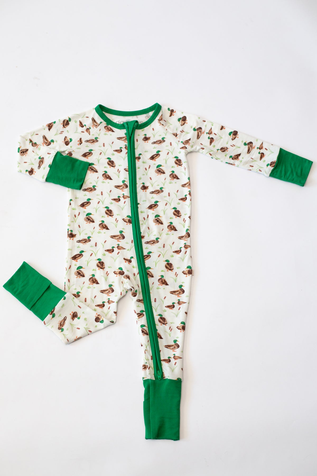 Zip Pajamas in Mallard Drake