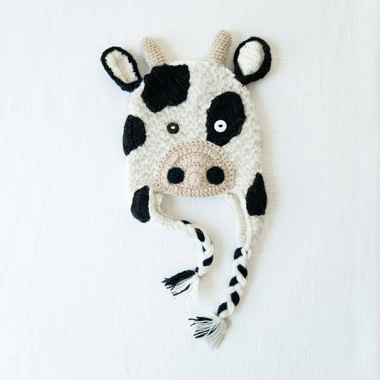 Kids Animal Hat in Cow