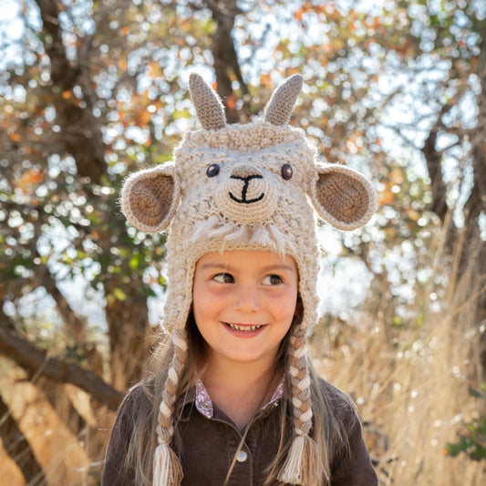 Kids Animal Hat in Goat