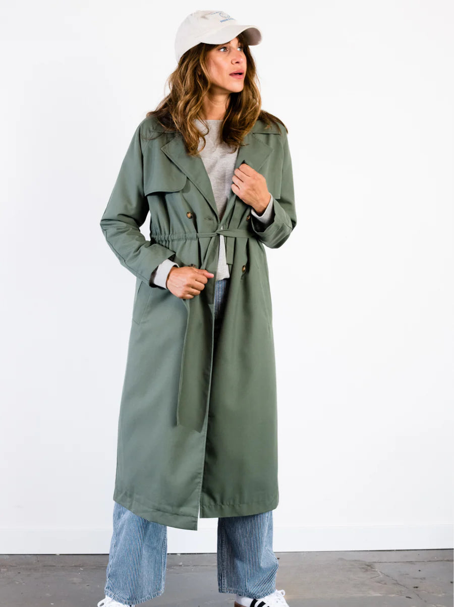 Kimberly Trench in Green