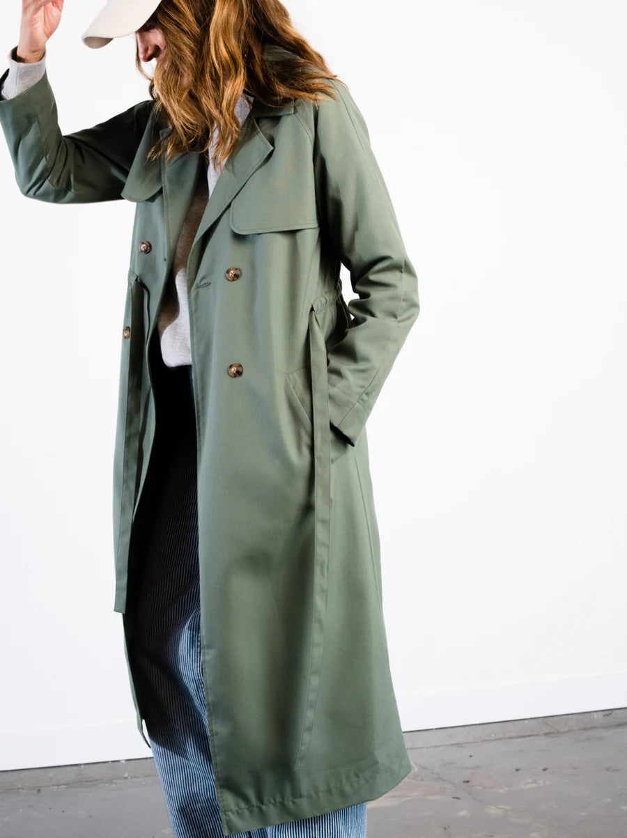 Kimberly Trench in Green