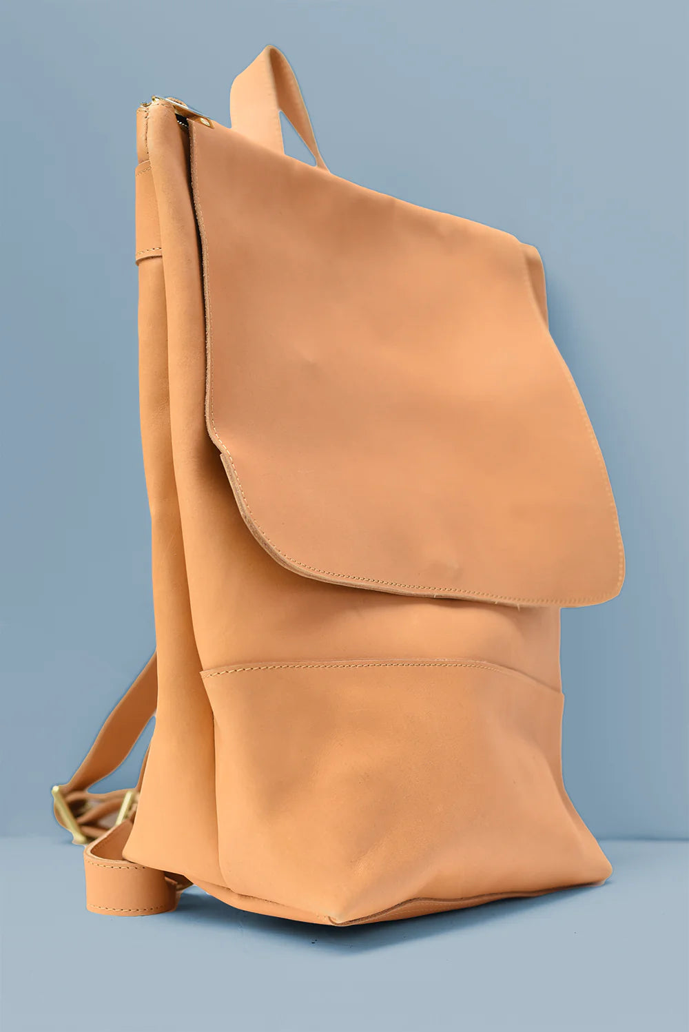 Large Backpack in Caramel (Ethiopia Collection)