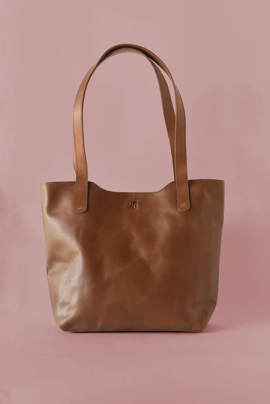 GR Wave Tote in Cognac
