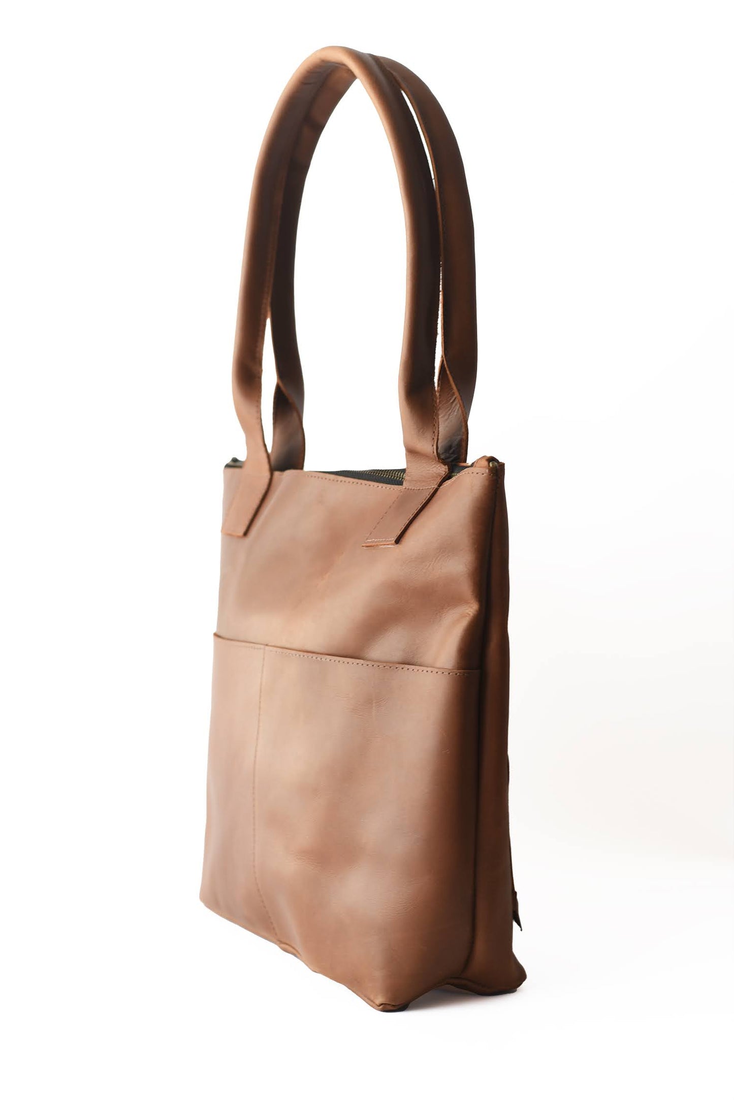 GR Large Tote in Cognac