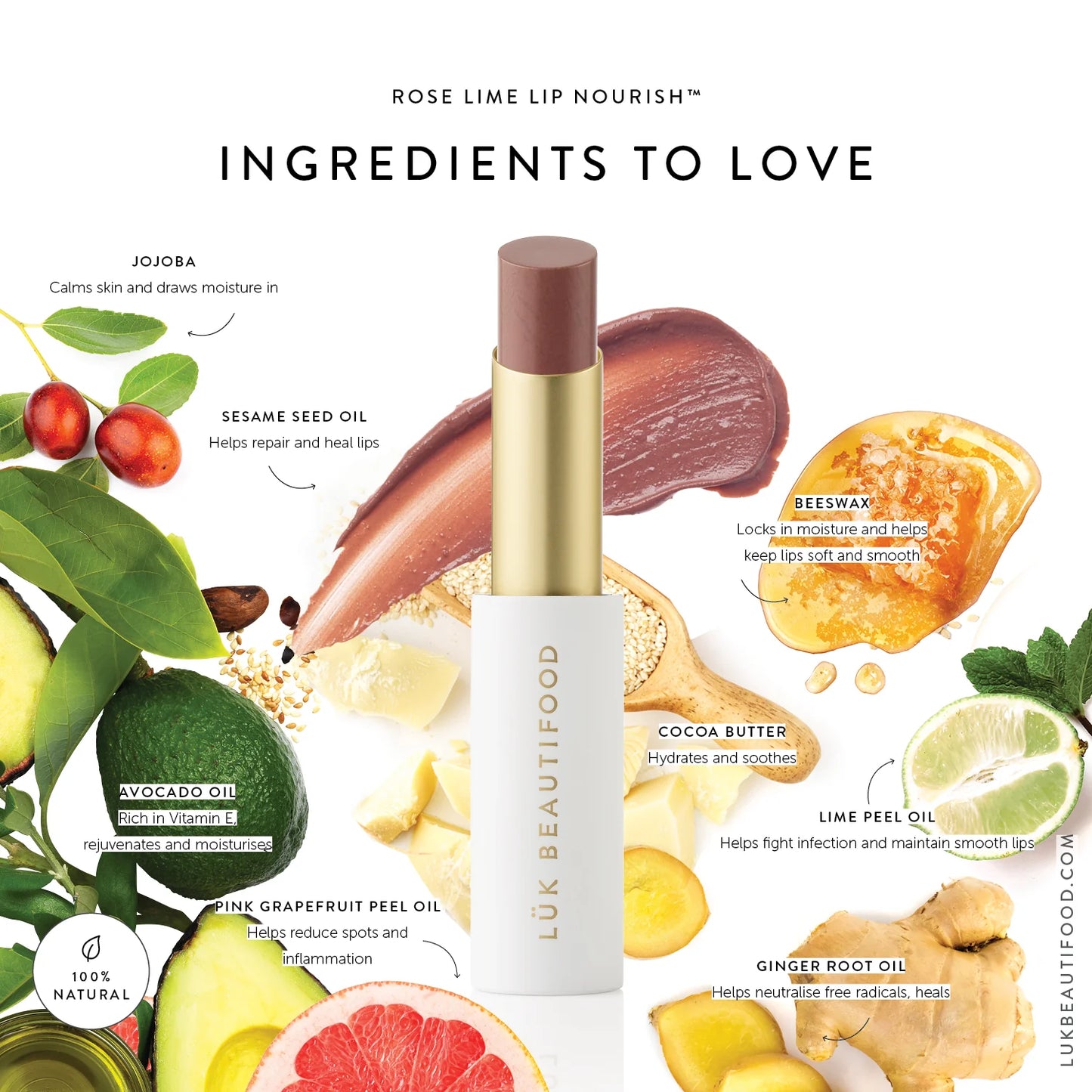 Lip Nourish™ - Rose Lime