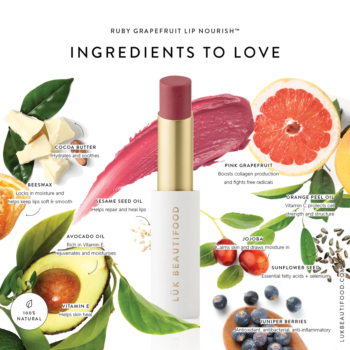 Lip Nourish™ - Ruby Grapefruit