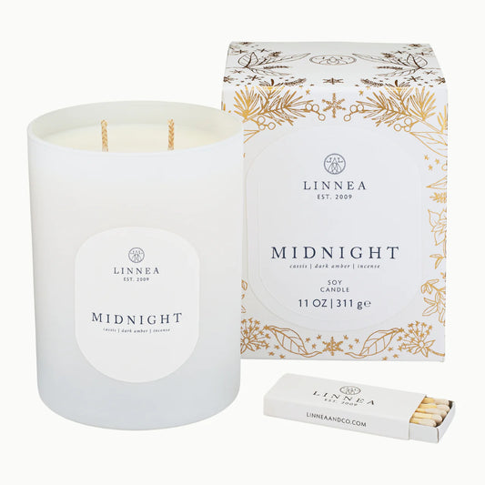 Linnea Midnight 2-wick Candle