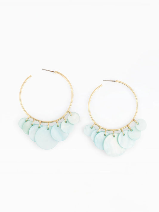 Marina Earrings in Blue