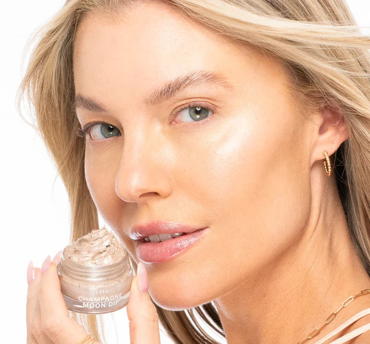 Mini Champagne Moon Dip® Iridescent Facial Mousse