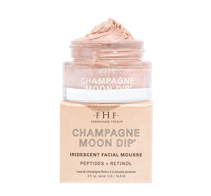 Mini Champagne Moon Dip® Iridescent Facial Mousse
