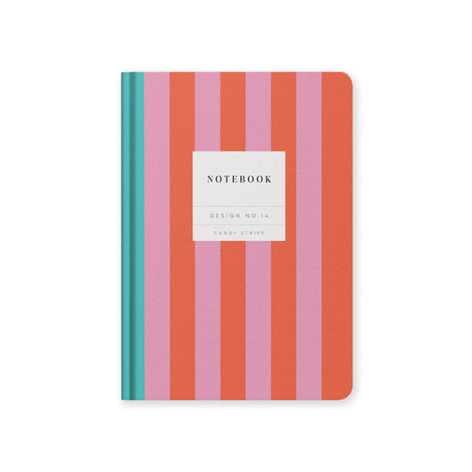 Design No.31 Candy Stripe Hardback Notebook (A5)