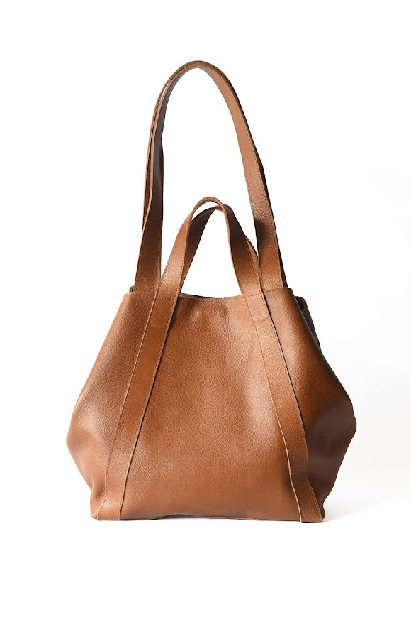 GR Origami Bag in Cognac