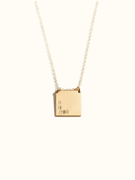 Personalized Phrase Necklace