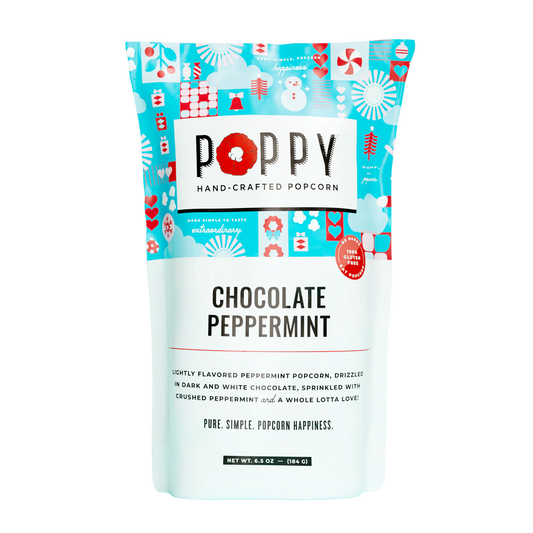 Chocolate Peppermint Bark Popcorn