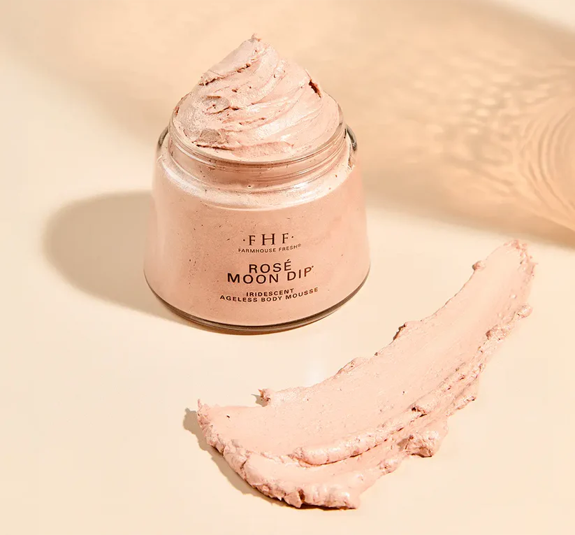 Rosé Moon Dip® Iridescent Ageless Body Mousse