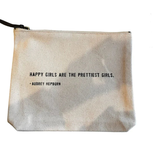 Quote Pouch: Happy Girls