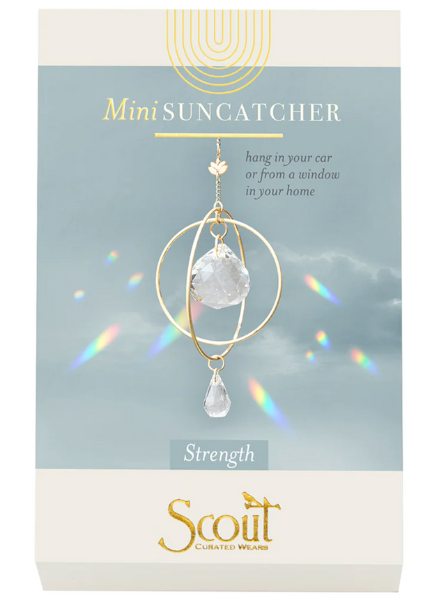 Mini Suncatcher - Lotus/Strength
