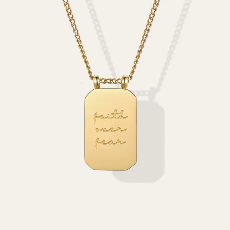 Faith over Fear Necklace