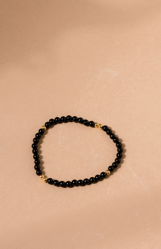 Onyx Beaded Bracelet