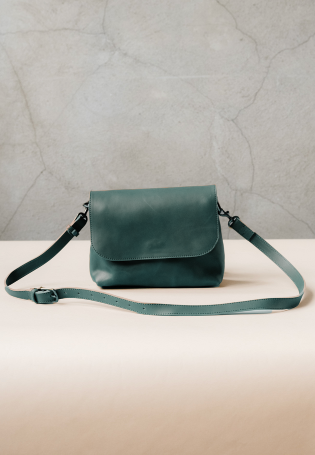 Perry Shoulder Crossbody in Forest