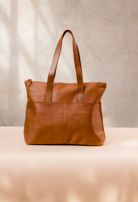 Yari Carry-on Tote in Whiskey