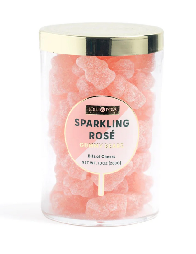 Sparkling Rosé Medium Gummy Bears Tube