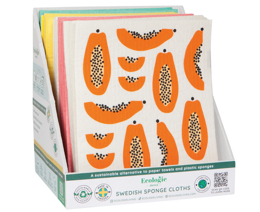 Fruits and Veggies Swedish Sponge Cloth