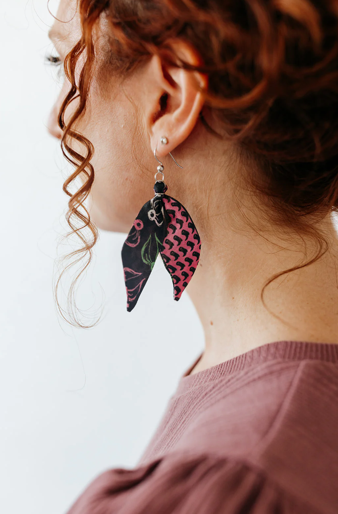 Boot Scoot Silk Earrings