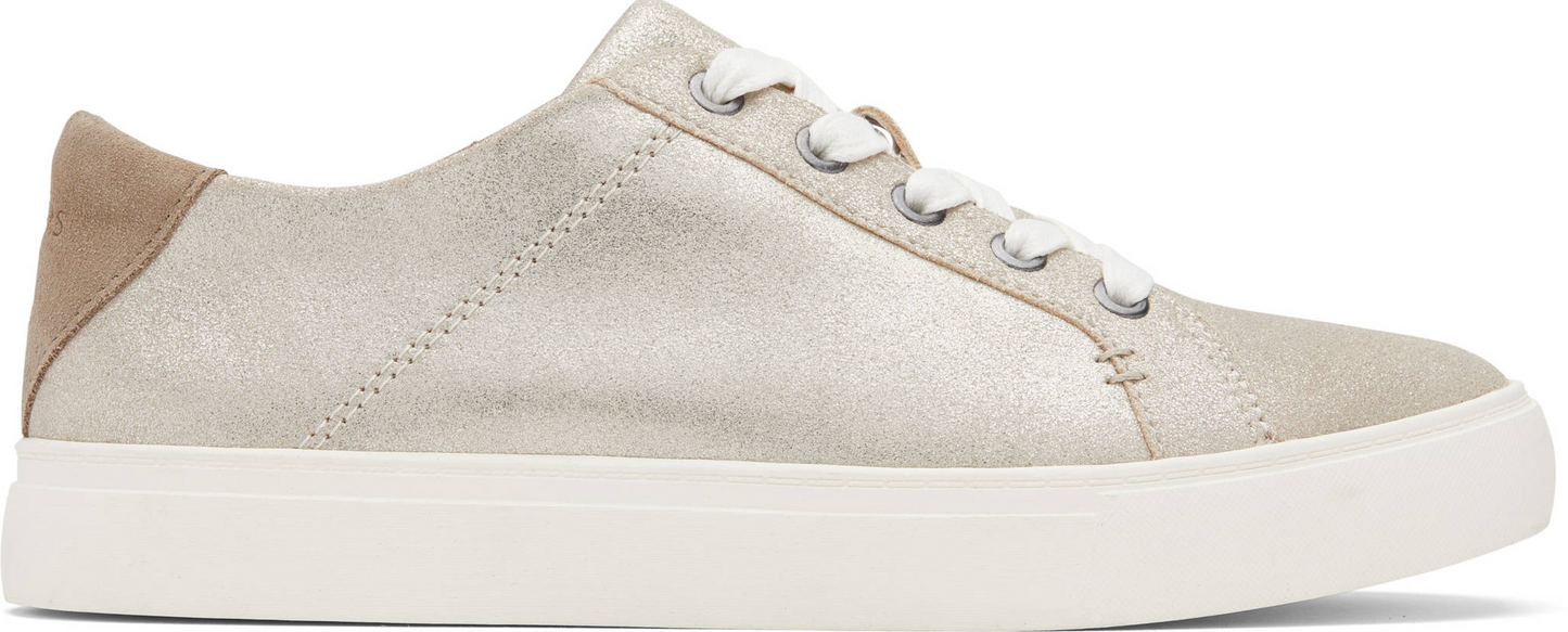 Kameron Silver Metallic Leather Sneaker