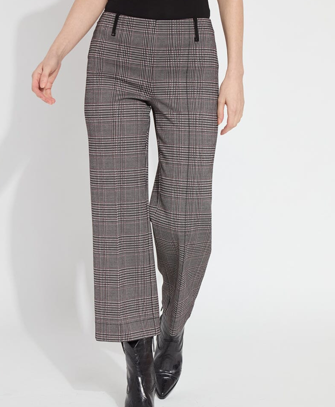 Livia Crop Pant in Boston Glen Plaid