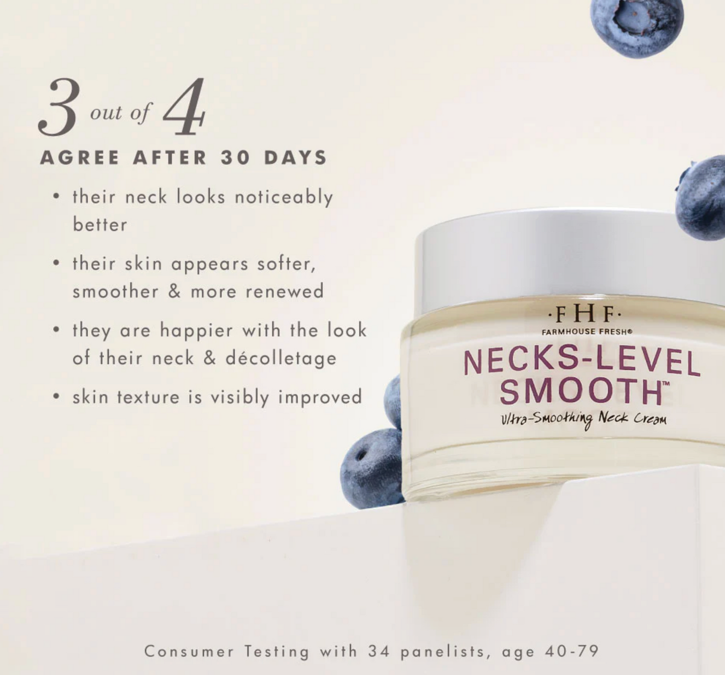 Necks-Level Smooth™ Ultra-Smoothing Triple Effect Neck Cream