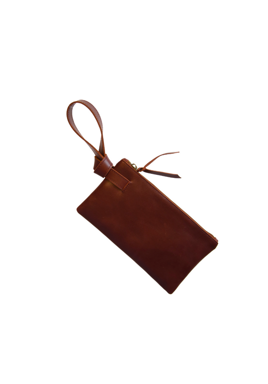 Rachel Wristlet in Wine