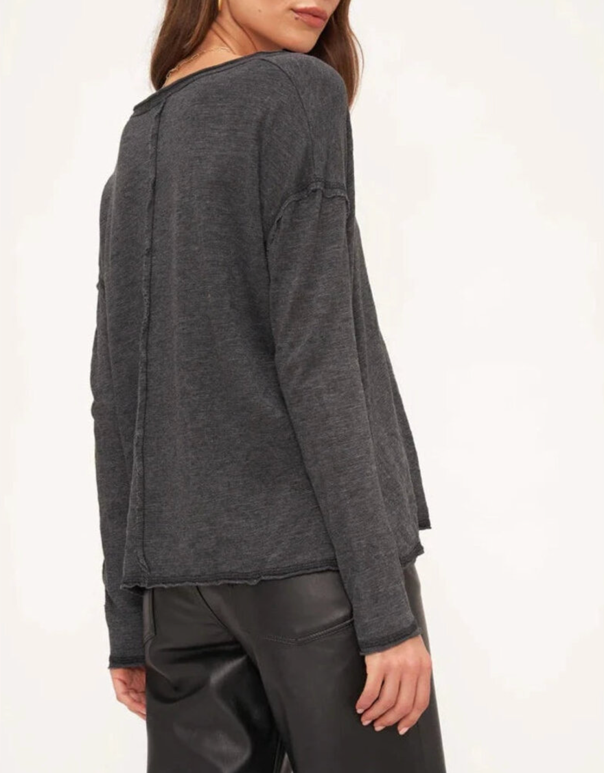 Get Up And Go Long Sleeve in Charcoal