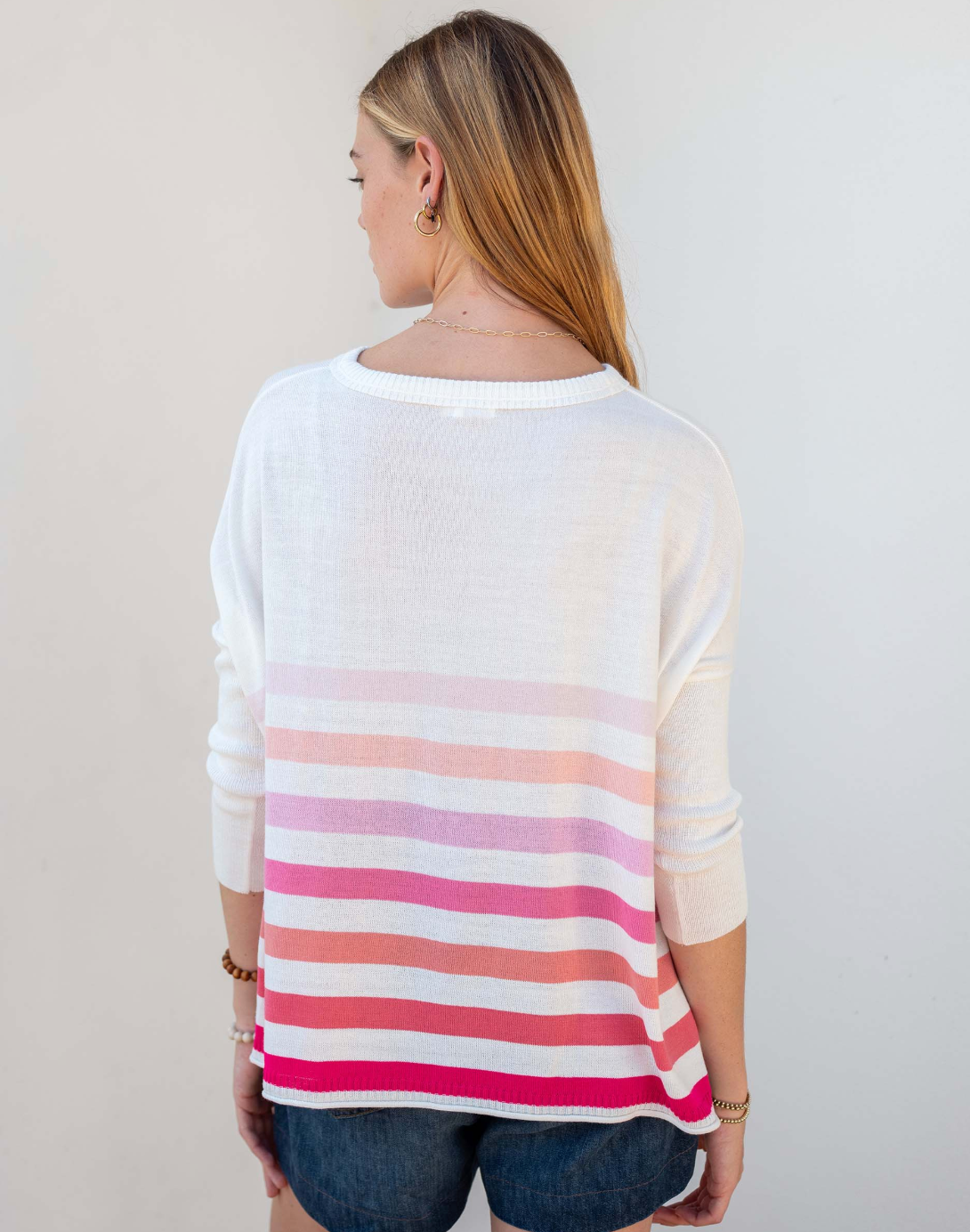 Catalina Crewneck Sweater in Setting Sun